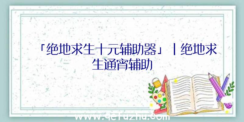 「绝地求生十元辅助器」|绝地求生通宵辅助